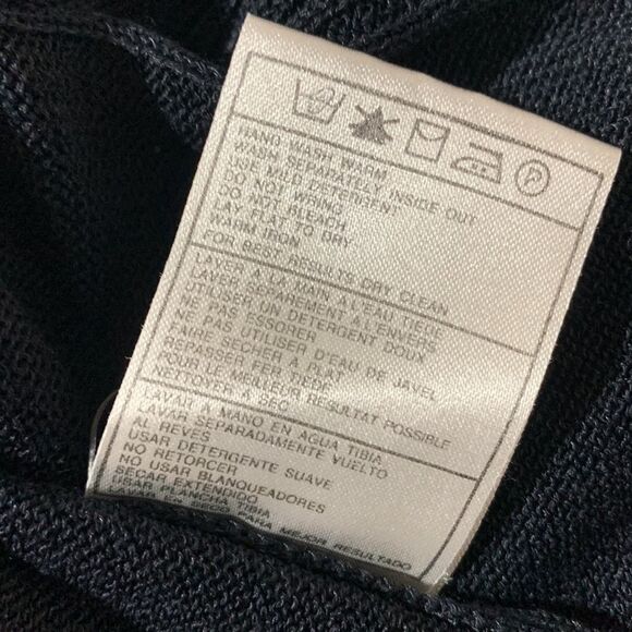 NIKE Tiger Woods Golf Sweater Short Sleeve VNeck Navy/White Men’s Size XL - Picture 5 of 9